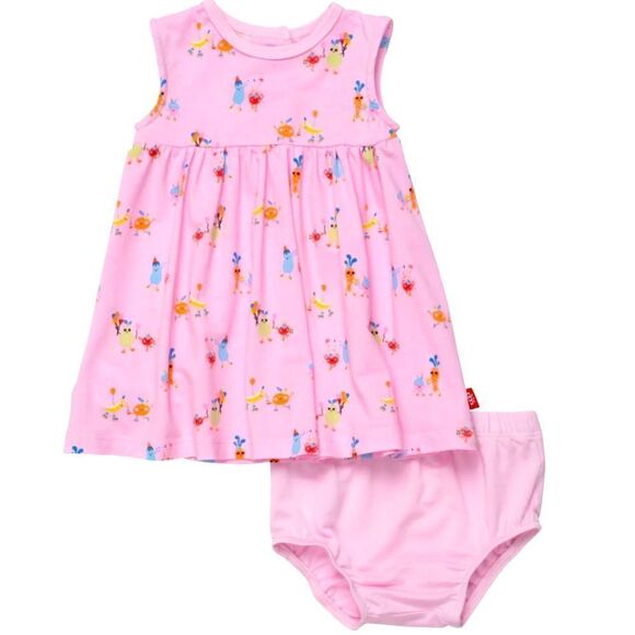 MAGNETIC ME BEET DRESS & BLOOMER SET 18/24M - Picture 7 of 7